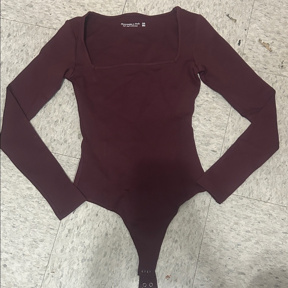 Abercrombie & Fitch Maroon Soft Collection Top